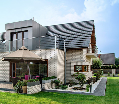 Современный фасад из кирпича Oslo